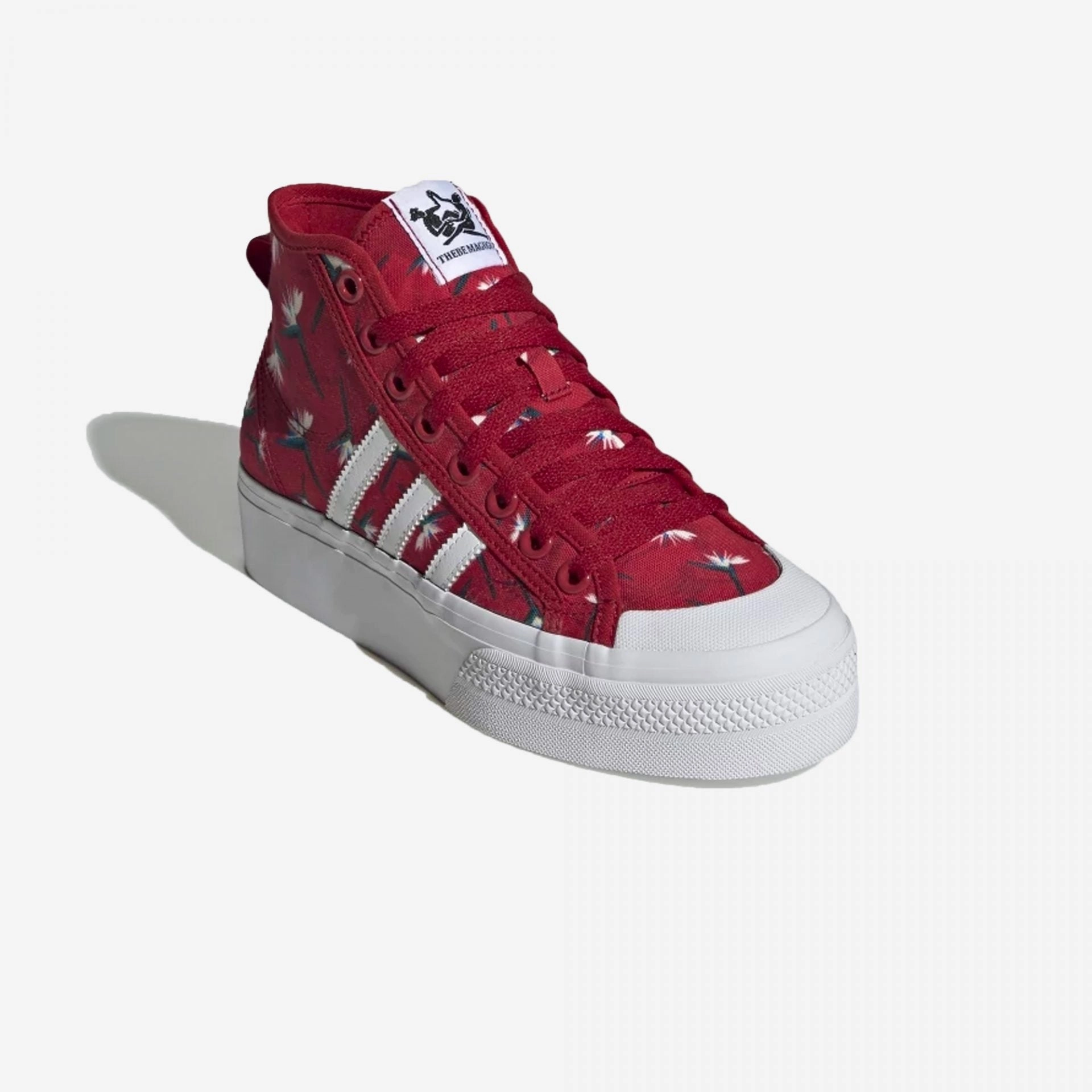 Adidas Originals | WMN'S NIZZA PLATFORM MID W  { POWRED/CBLACK Adidas Skate Shoes Busenitz