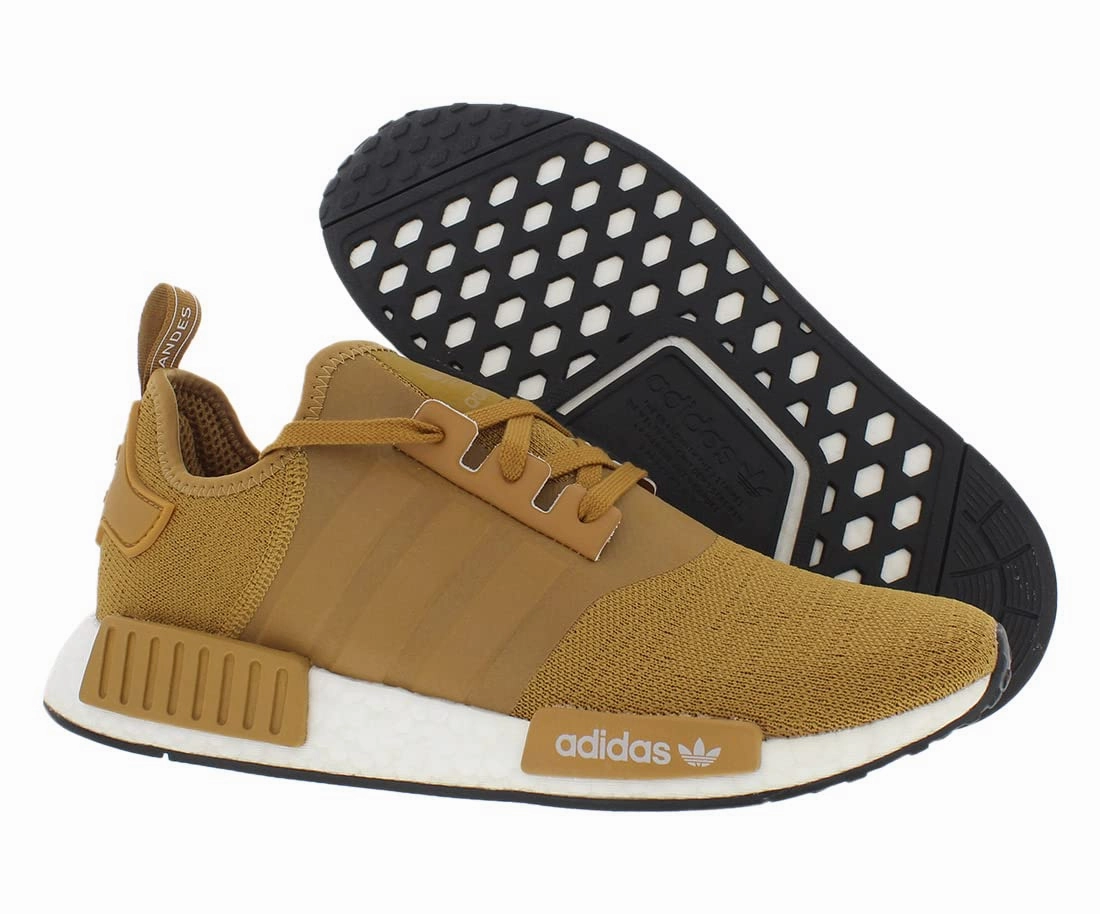 Adidas Nmd Tennis Shoes adidas NMD R1 Mens Shoes Size 7.5, Color: Brown/White-Brown
