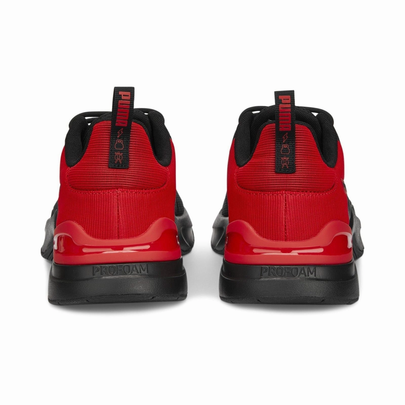 Puma Men's Infusion Training Shoes - Black / All Time Red Asics Shoe Technology