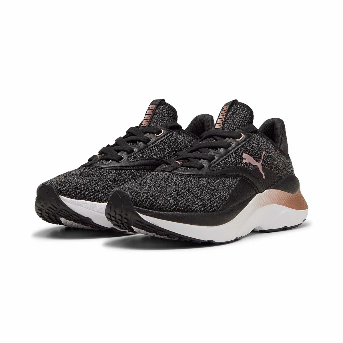 .PUMA Softride Mayve Women's Running Shoes - BLACK/ROSE GOLD -(310160 08) - SMW - R1L3 Best Asics Shoes For Table Tennis