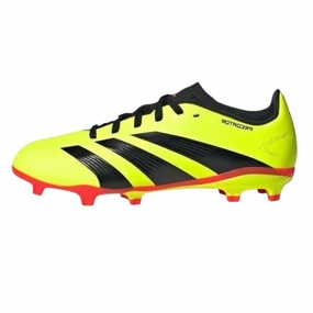Adidas -   Kid's Predator 24 League FG J 'Energy Citrus Pack'  - Team Solar Yellow / Core Black / Solar Red Adidas Indoor Soccer Shoe