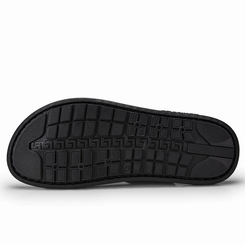 Boba Slippers SSX Men's Genuine Leather Two Tone Slipper Sandals