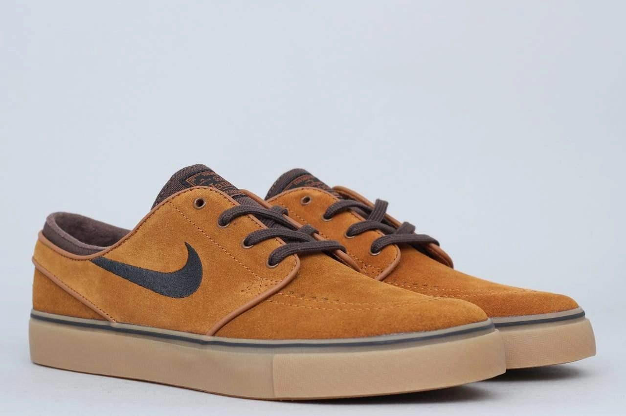 Nike SB Stefan Janoski Shoes Hazelnut / Black - Baroque Brown Asics Shoes For Pronated Feet