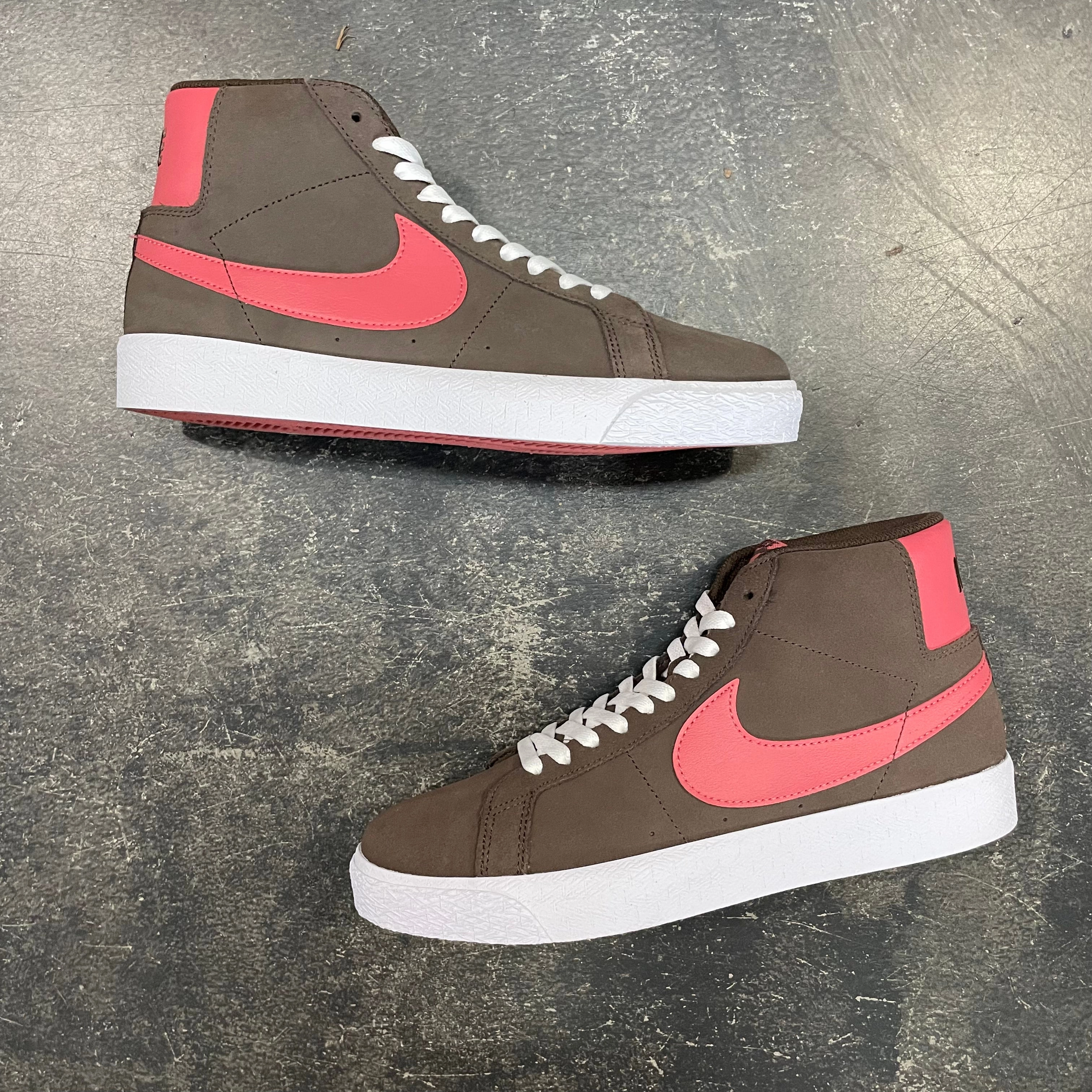 Asics Shoe Size Chart Nike SB Blazer Mid Baroque Brown/Adobe SALE