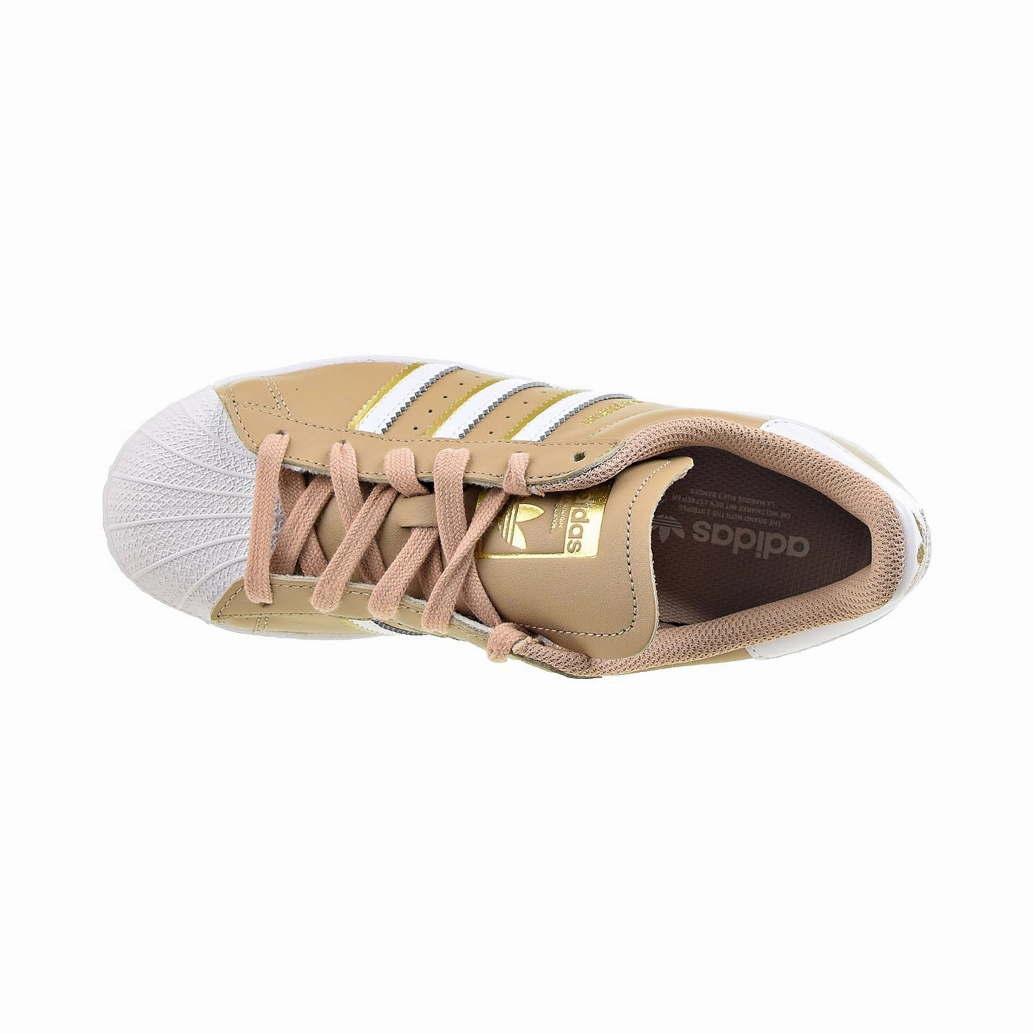 Shoes Adidas Samba Adidas Superstar Women's Shoes Cloud White-Pale Nude-Gold Metallic