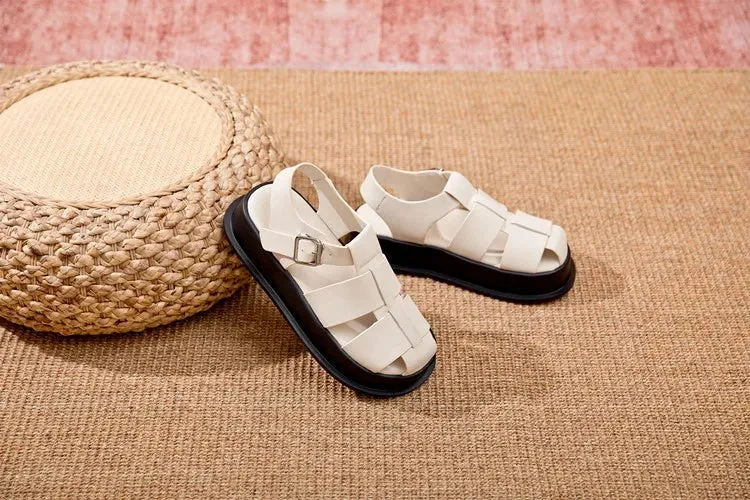 Women Roman Leisure Thick Soled Sandals Leggings And Sandals
