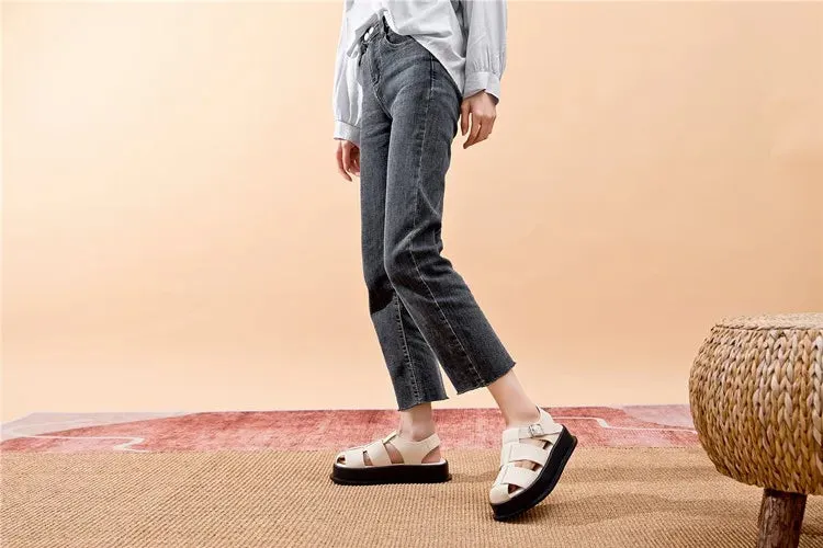 Swim Sandals Women Roman Leisure Thick Soled Sandals