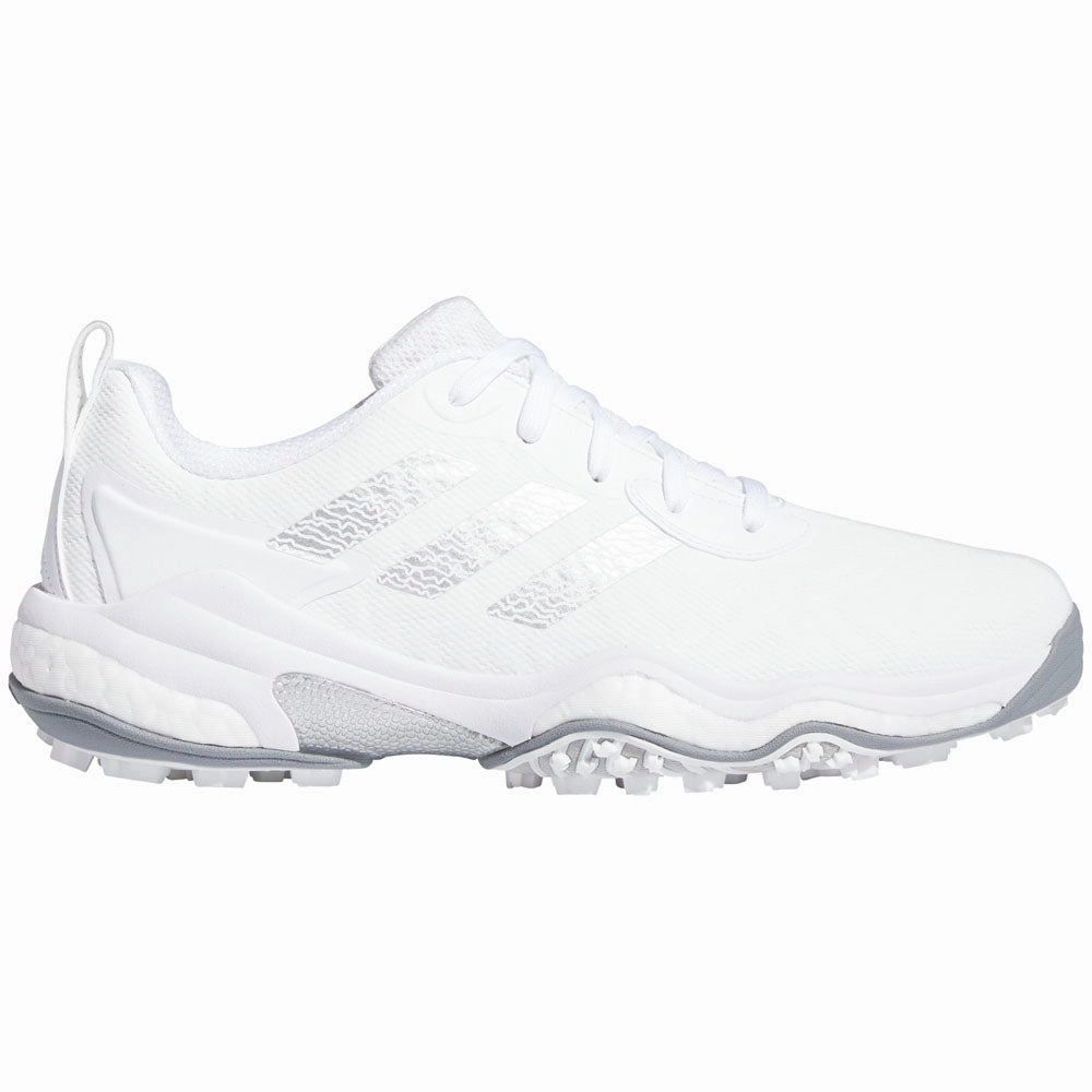 adidas CODECHAOS '25 Spikeless Waterproof Shoes - White/Silver Metallic/Grey Two Adidas Crib Shoes