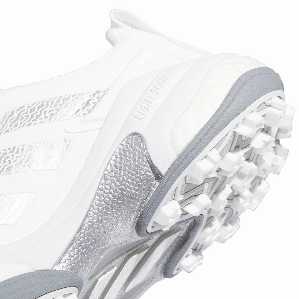 Recycled Plastic Shoes Adidas adidas CODECHAOS '25 Spikeless Waterproof Shoes - White/Silver Metallic/Grey Two