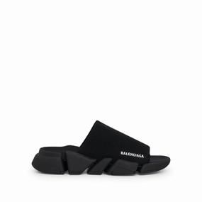 Speed 2.0 Recycled Knit Slide in Black Choco Sandals