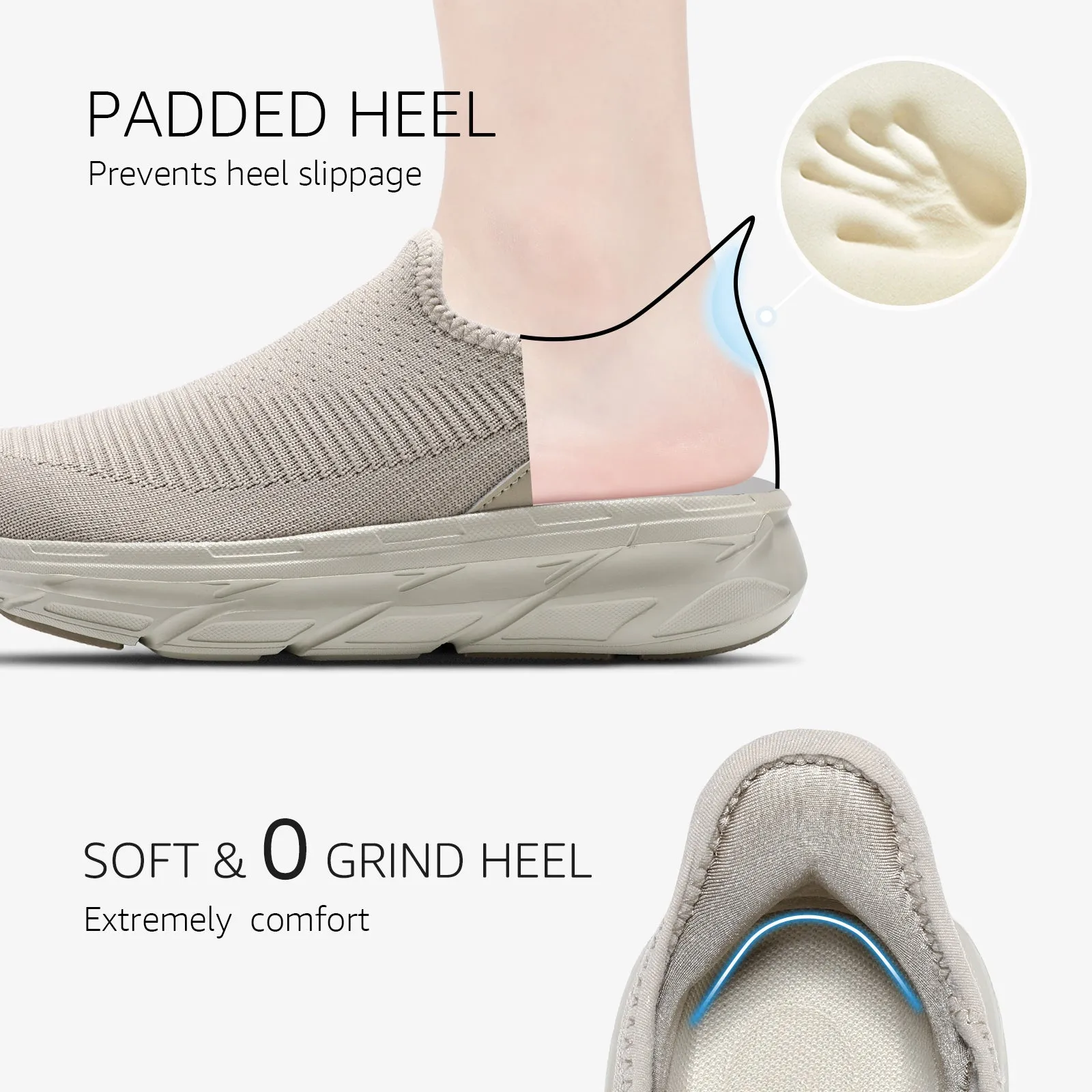 STQ Womens Slip on Shoes Breathable Lightweight Orthopedic Walking Shoes Workout Gym Sports Athletic Sneakers Sneakers Luxury