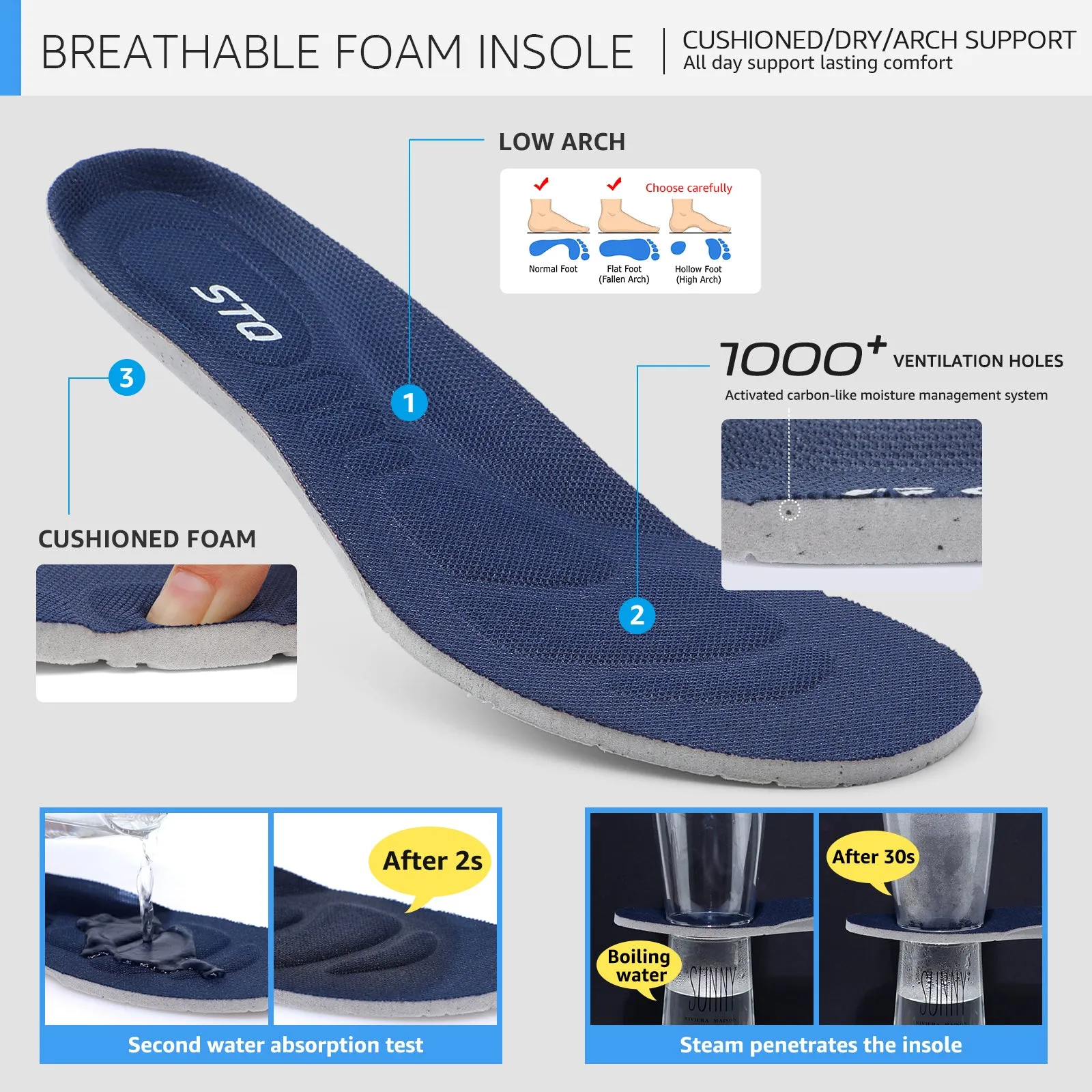 STQ Womens Slip on Shoes Breathable Lightweight Orthopedic Walking Shoes Workout Gym Sports Athletic Sneakers Best Fitness Sneakers