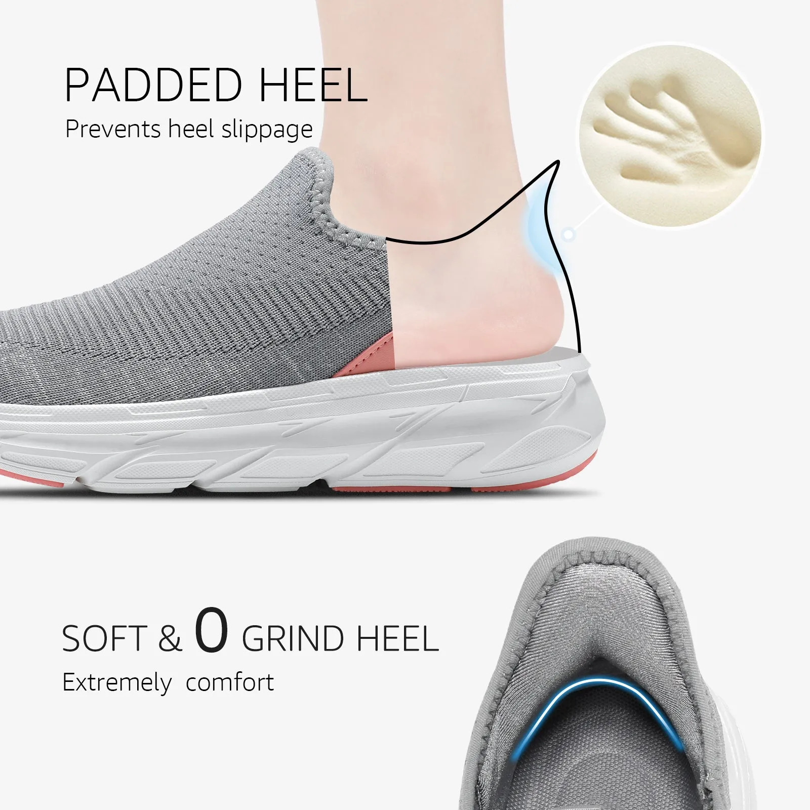 J 41 Sneakers STQ Womens Slip on Shoes Breathable Lightweight Orthopedic Walking Shoes Workout Gym Sports Athletic Sneakers