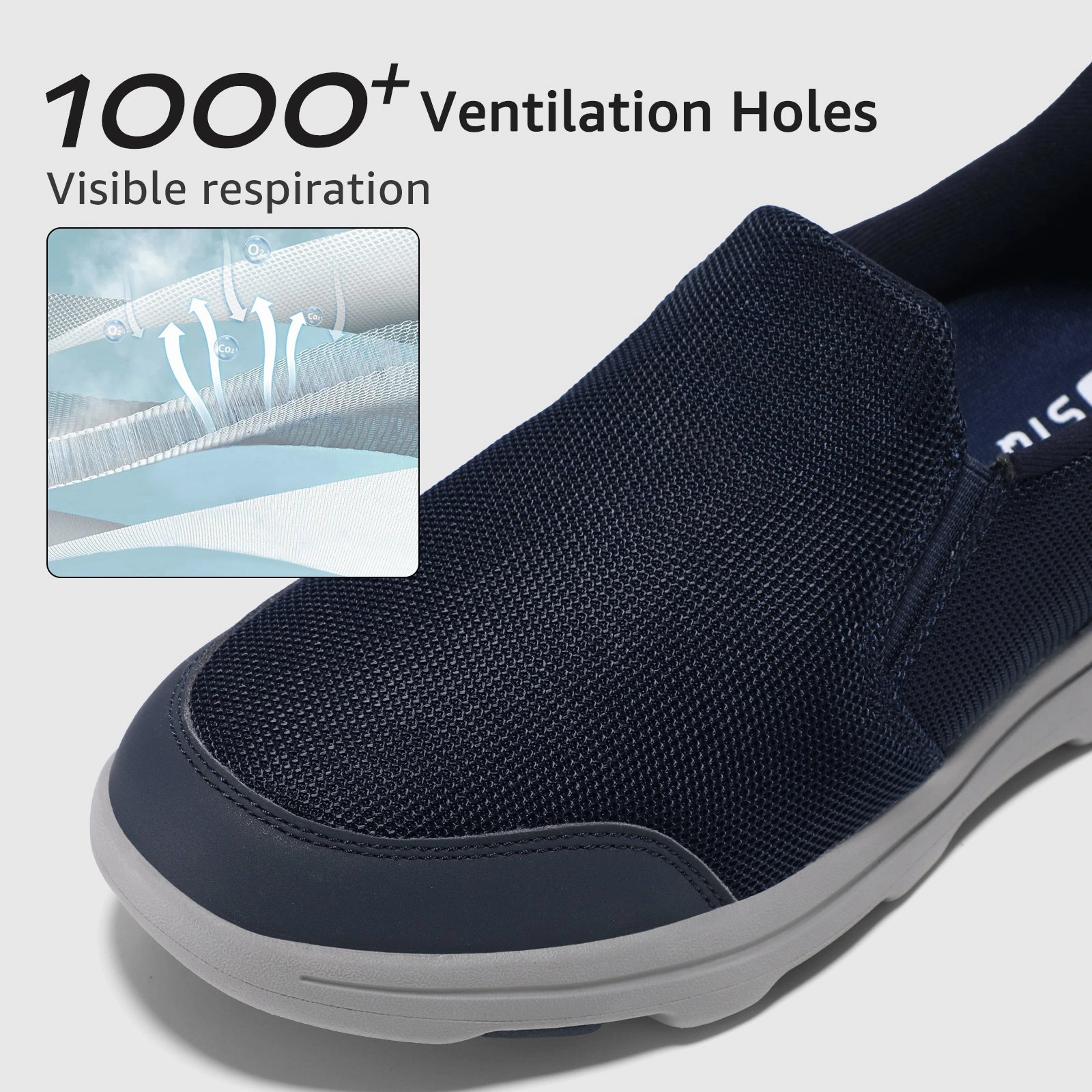 STQ Mens Orthopedic Walking Shoes Comfortable Slip on Sneakers for Plantar Fasciitis Peter Keiza Flat Shoes