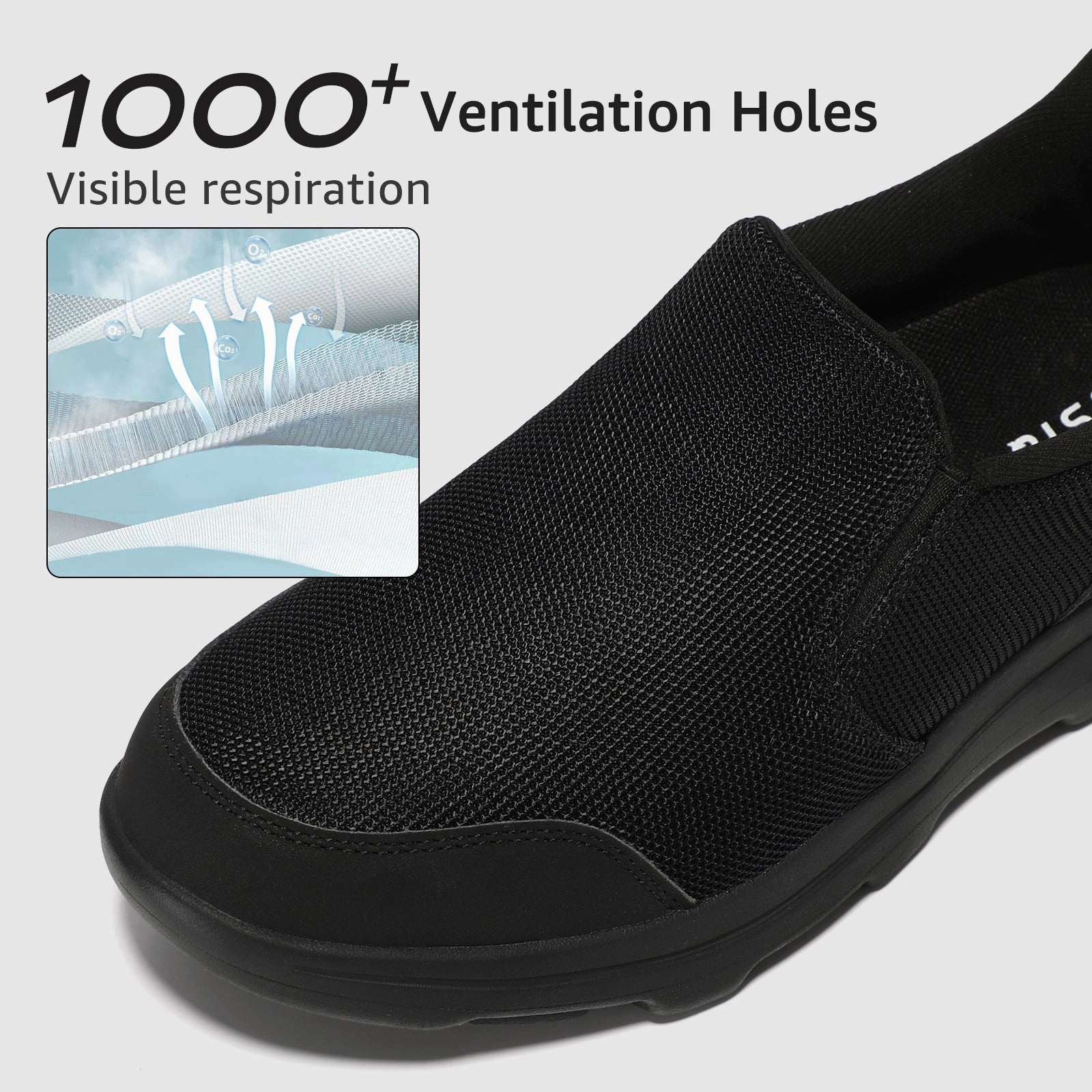 Lifting Shoes Flat Sole STQ Mens Orthopedic Walking Shoes Comfortable Slip on Sneakers for Plantar Fasciitis