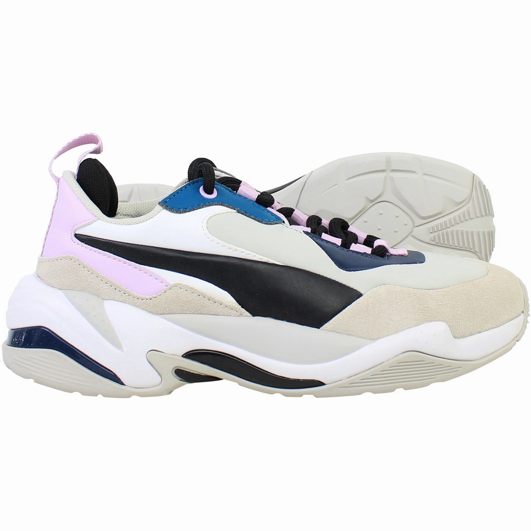 Puma Thunder Rive Droite Womens Multicolour Trainers Puma Flame Shoes