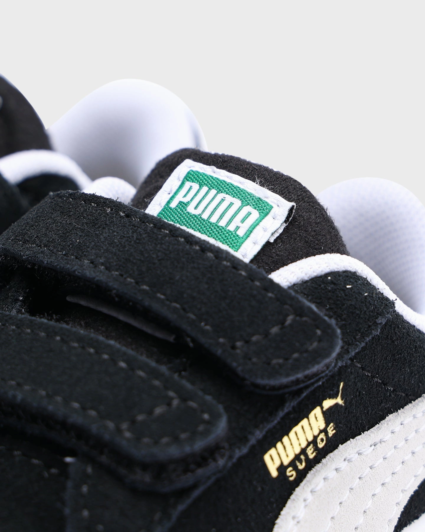 Soft Sole Puma Shoes Puma Infant Suede Classic XXI Black/White