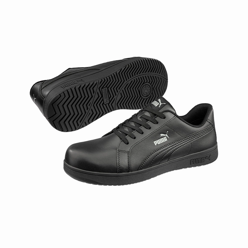 Puma Shoes Italy Puma Iconic Composite Safety Shoe (Black) 640007