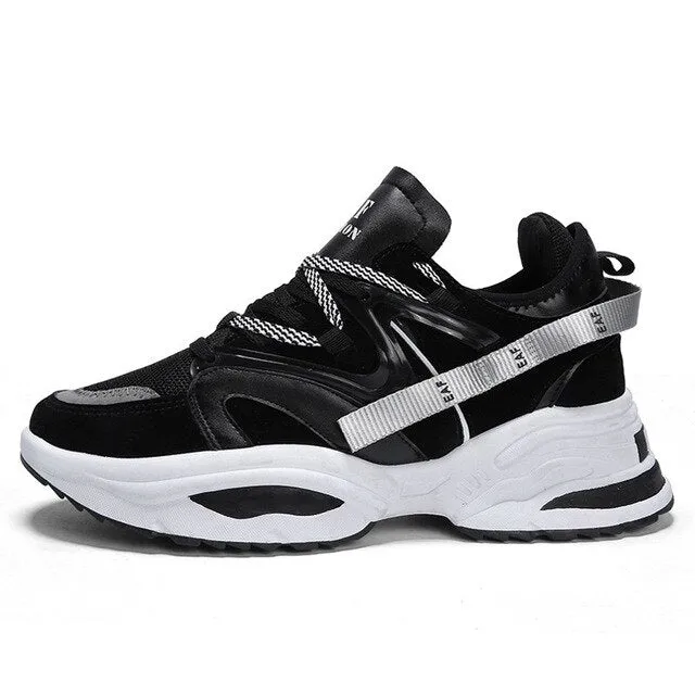 Leather Dress Sneakers New Women Sneakers Women Vulcanize Shoes Chunky Sneakers Women Shoes Platform Sneakers Women Casual Shoes Casual Sneakers Female