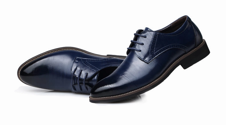 Flat Feet Toddler Shoes 2017 New Men's Real Cowhide Leather Oxford Shoes Comfortable Insole Lacing Business Dress Shoes Man Wedding High Quality Shoes