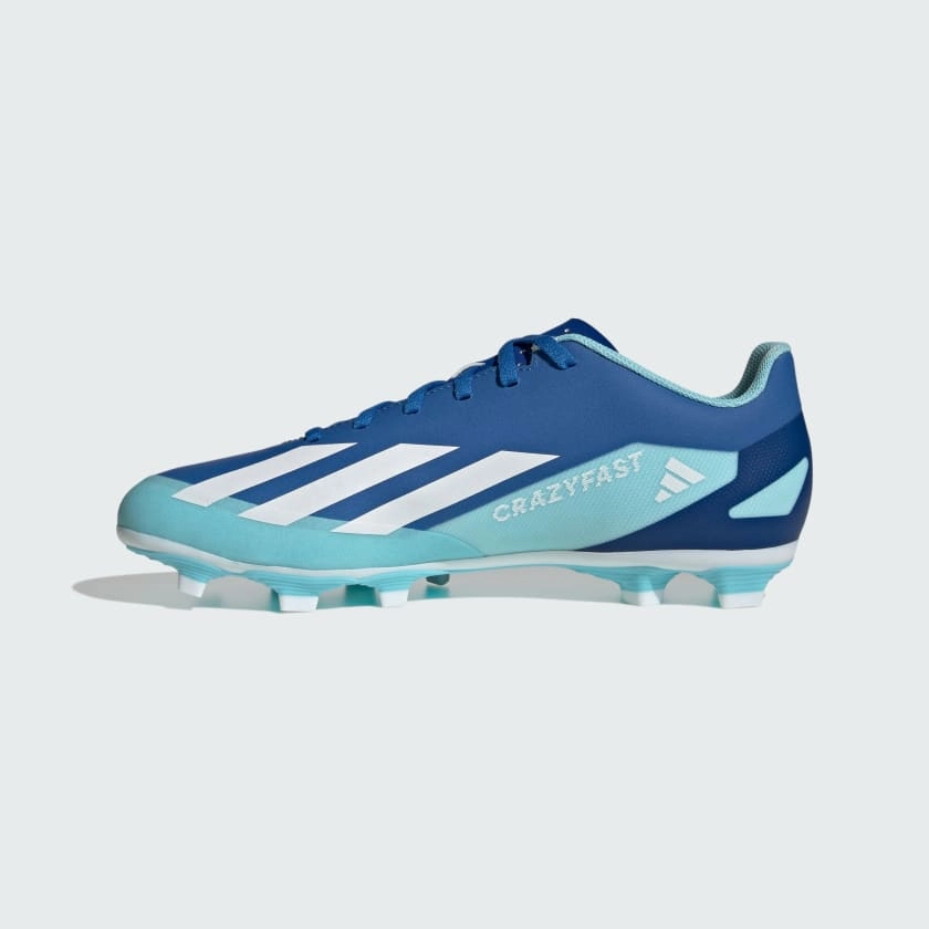 ADIDAS X CRAZYFAST.4 FLEXIBLE GROUND BOOTS-BLUE Adidas X Speedflow 4 Messi Indoor Soccer Shoes