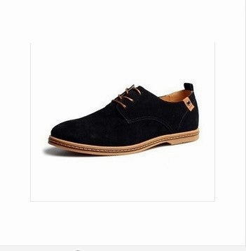 Men Flats shoes 38-48 Suede European style genuine leather Shoes Men's oxfords california casual Loafers Best Flat Shoes For Weightlifting
