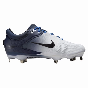 Nike - Women's Hyperdiamond 4 Elite 'Midnight Navy' - Midnight Navy / White / Black / Volt Asics Running Shoes Underpronation