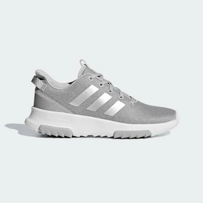 Adidas Cloudfoam Racer TR Kids Shoes Grey and White Adidas Low Top Basketball Shoes