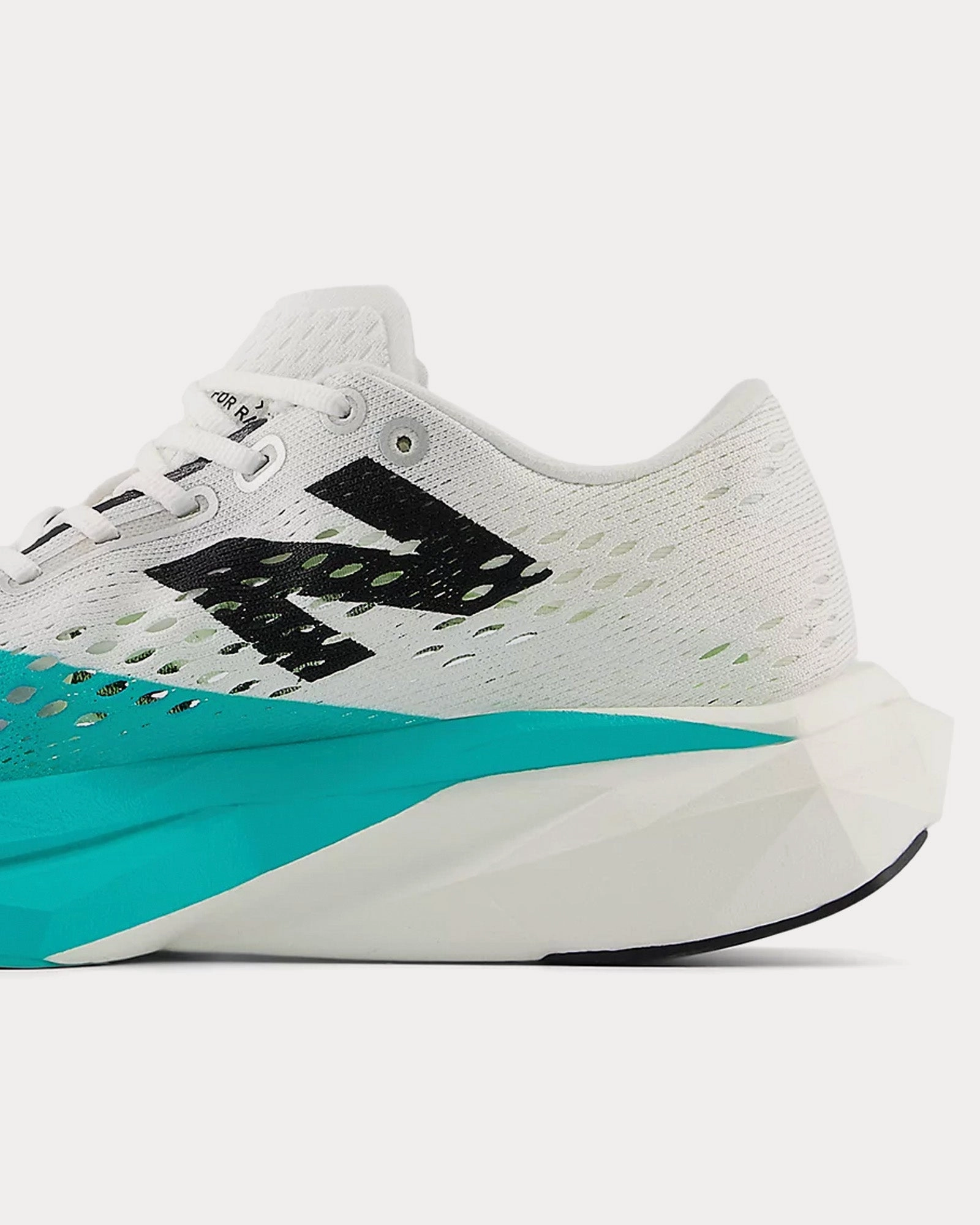 FuelCell SuperComp Pacer v2 White / Cyber Jade / Black Running Shoes James Worthy New Balance