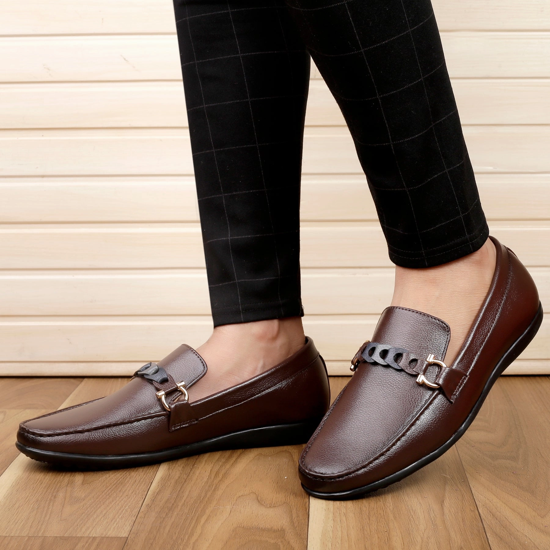 Bacca Bucci Men's VEGAS Casual Slip-On Loafers Moccasins Lightweight Driving Shoes Loafers Wide Width