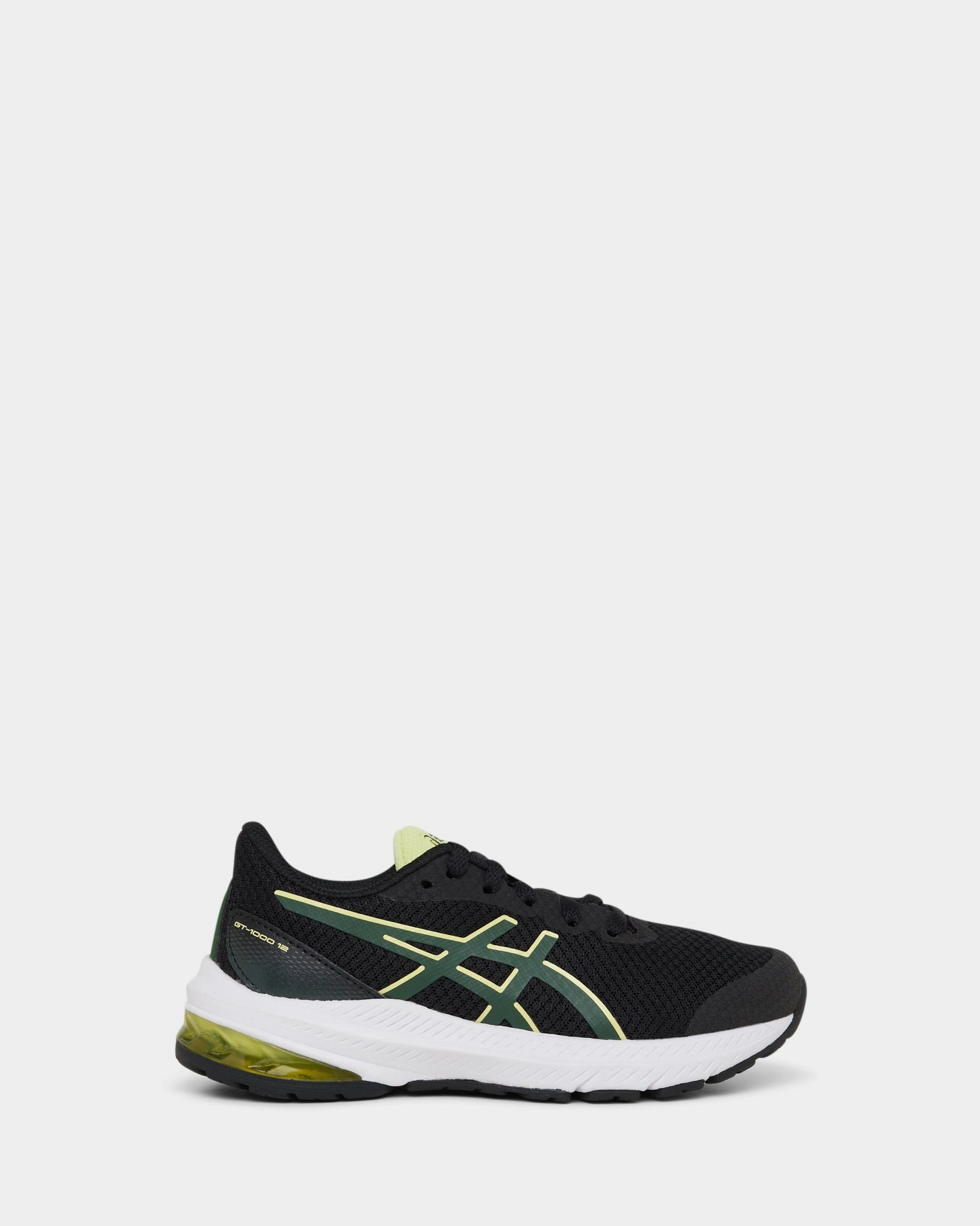 Asics Narrow Width Running Shoes GT-1000 12 Grade School Black/Rain Forest