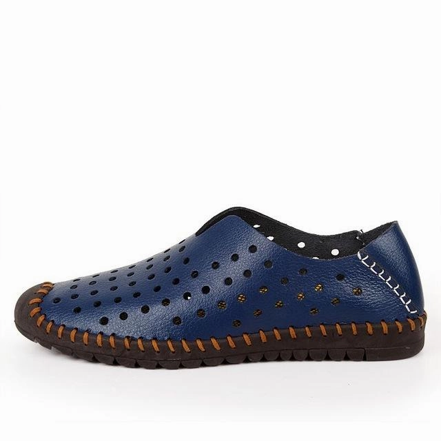 Summer Comfortable Split Leather Men's Casual Shoes Loafers Proenza Schouler Monogram Loafers