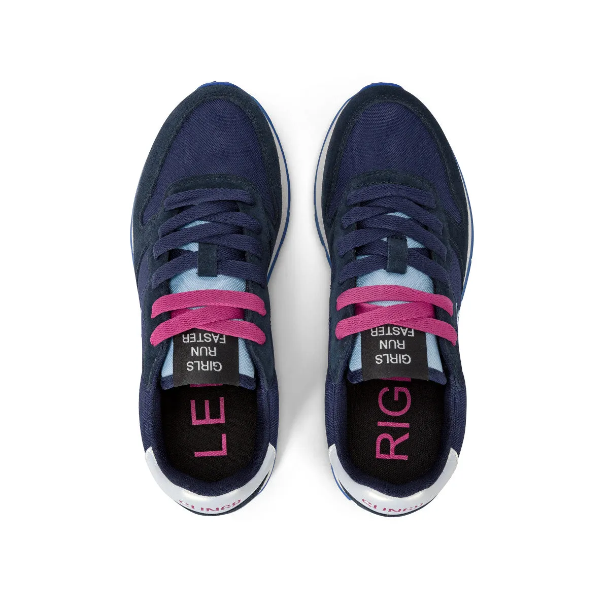 SUN68 ALLY SOLID NYLON NAVY BLUE SNEAKERS FOR WOMEN Barkley Sneakers