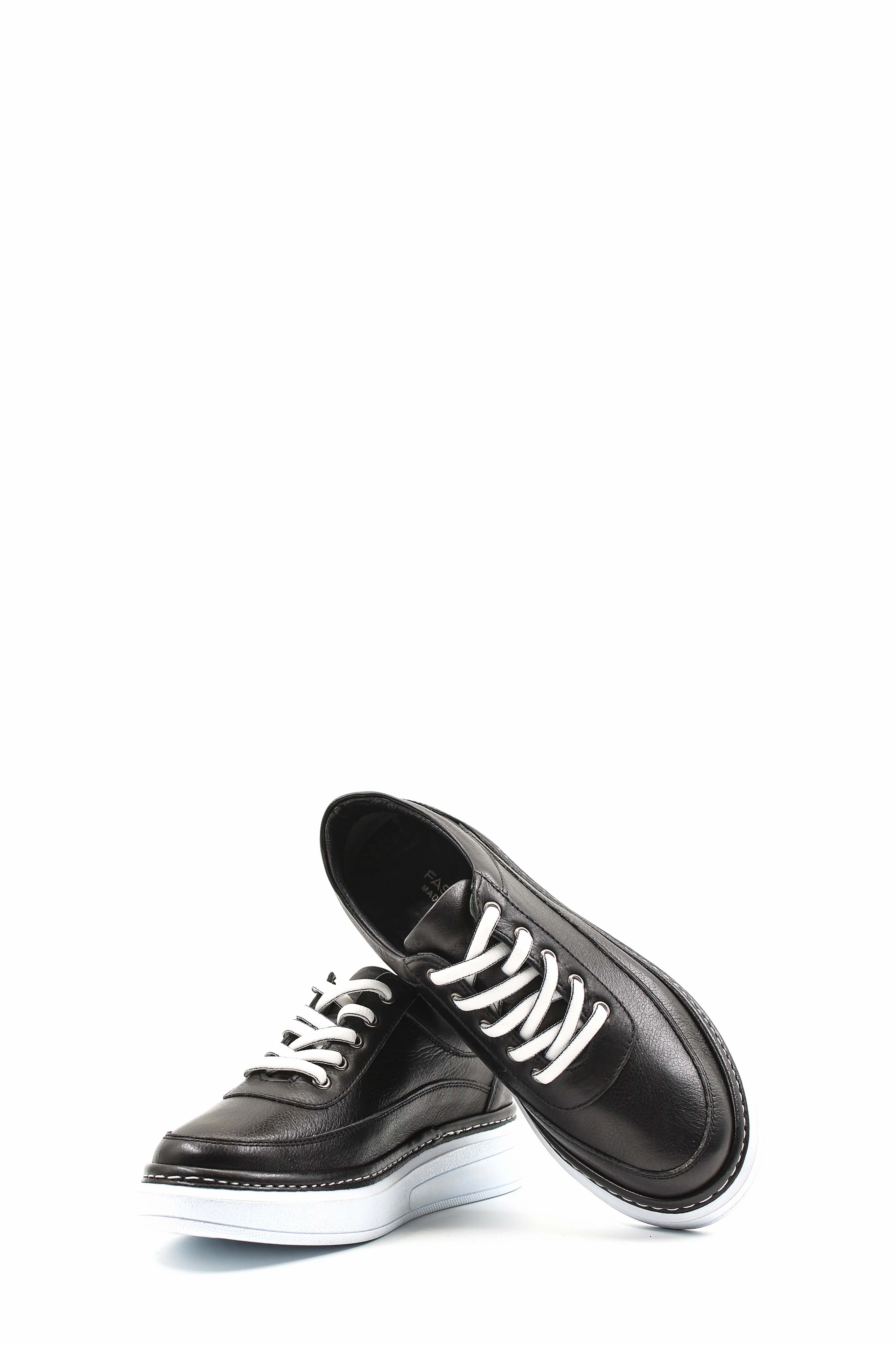 FST Genuine Leather Women's Casual Shoes 583ZA7025 Black - Mstoles Contour Casual Shoes