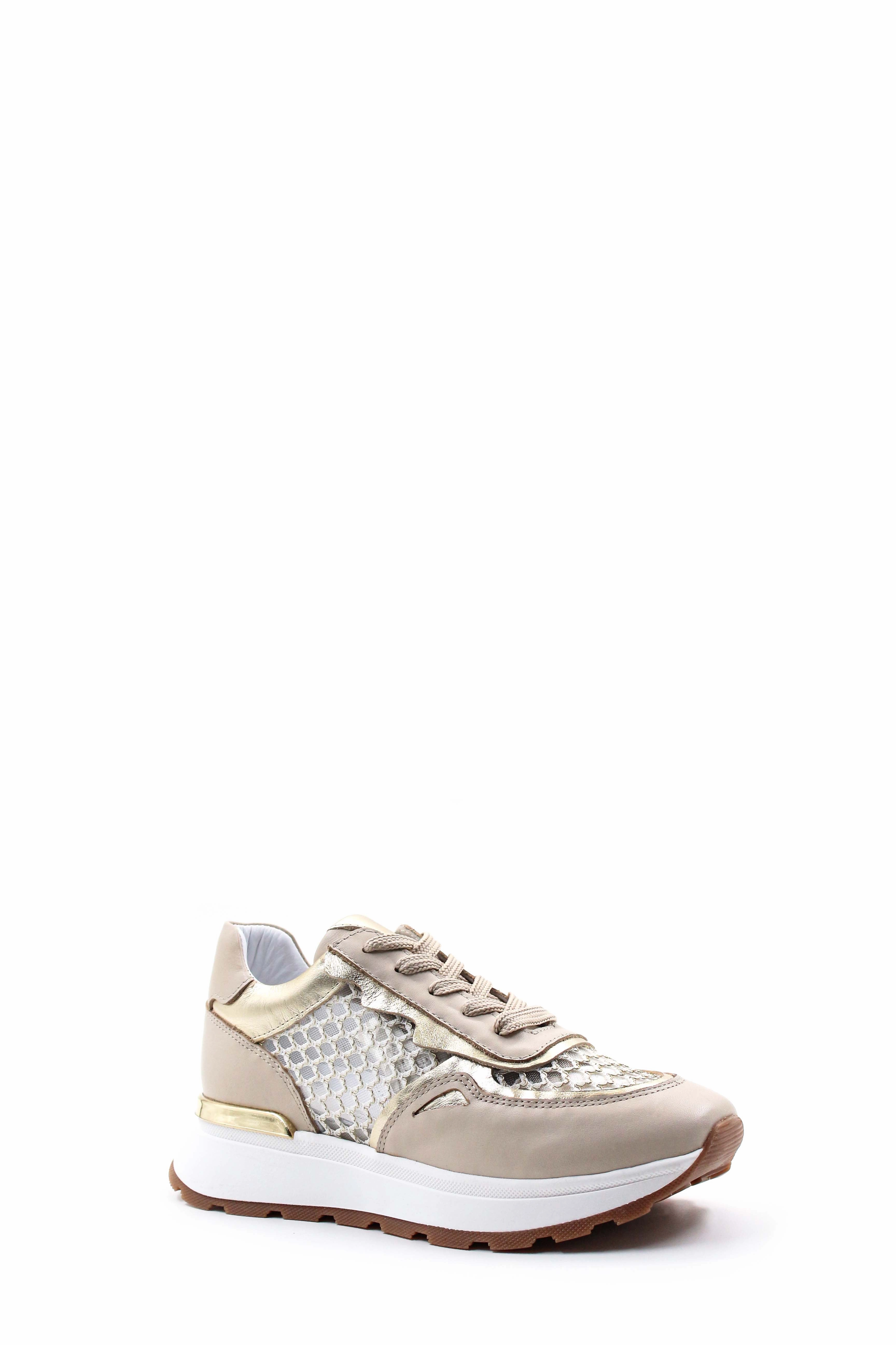 FST Genuine Leather Women's Casual Shoes 757ZA24051 Beige Gold - Colchester Casual Shoes For Khakis