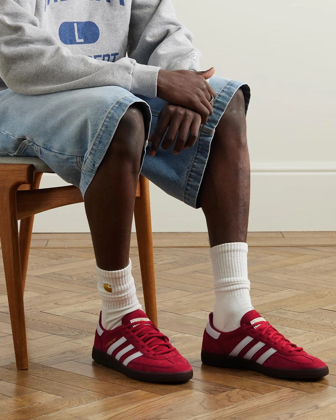 Adidas 80s Shoes Adidas Originals - Handball Spezial - Scarlet / White / Gum