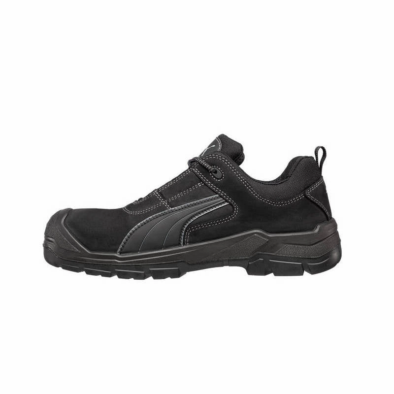 Asics Steel Toe Tennis Shoes Puma Safety Cascades Black - 640427