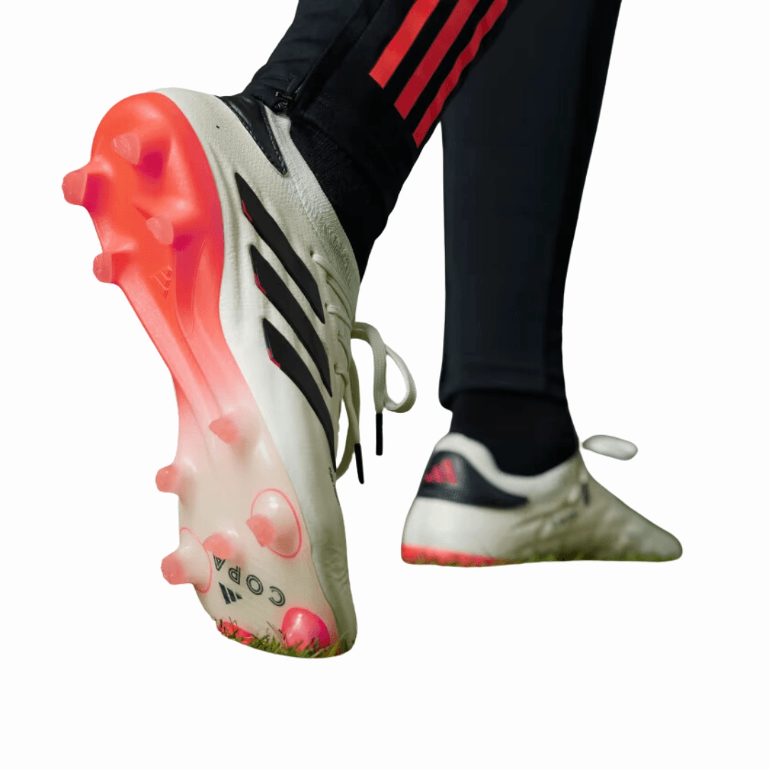 Nmd R1 Adidas Shoes Adidas - Copa Pure 2 Elite KT Firm Ground Soccer Cleats  - Ivory / Core Black / Solar Red