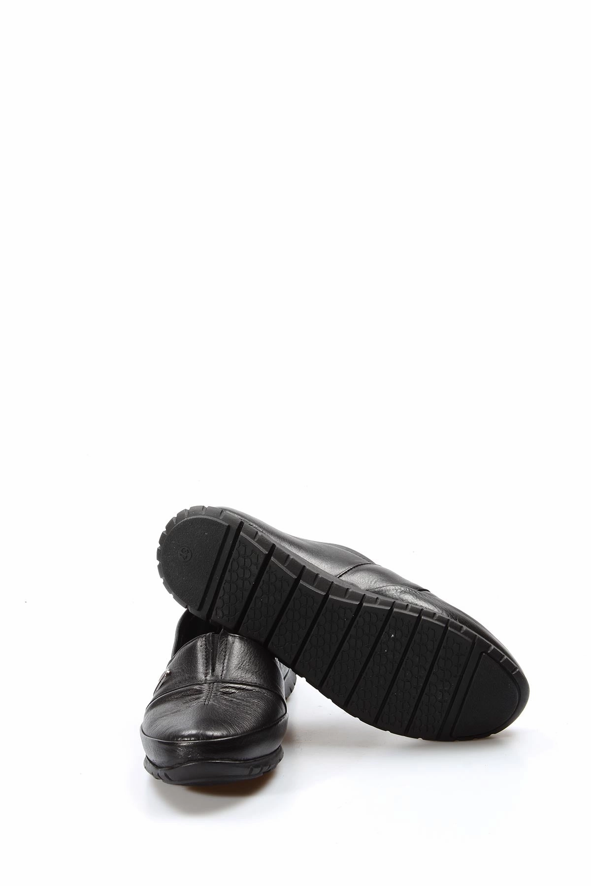 FST Genuine Leather Women's Casual Shoes 864ZA101 Black - Hawthorne Casual Extra Wide Shoes