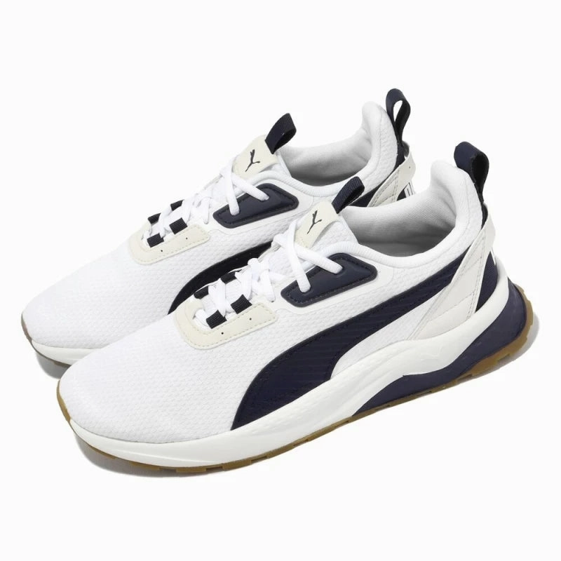Asics Gel Gym Shoes PUMA Anzarun 2.0 Formstrip Unisex Sneakers 'White Navy'