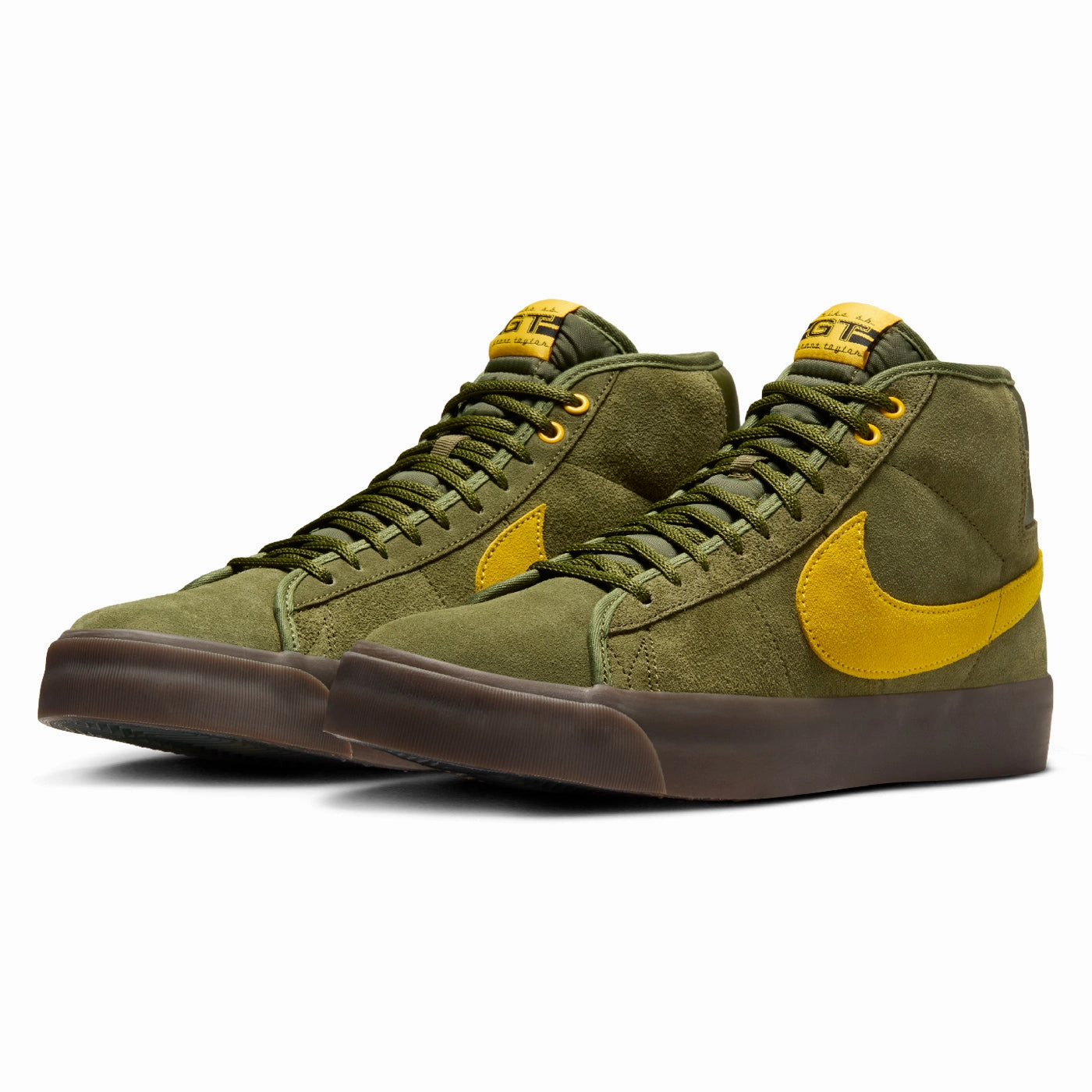 Nike SB  x ANTIHERO Zoom Blazer Mid Shoe - Rough Green / Armarillo - Rough Green Asics X Marvel Shoes