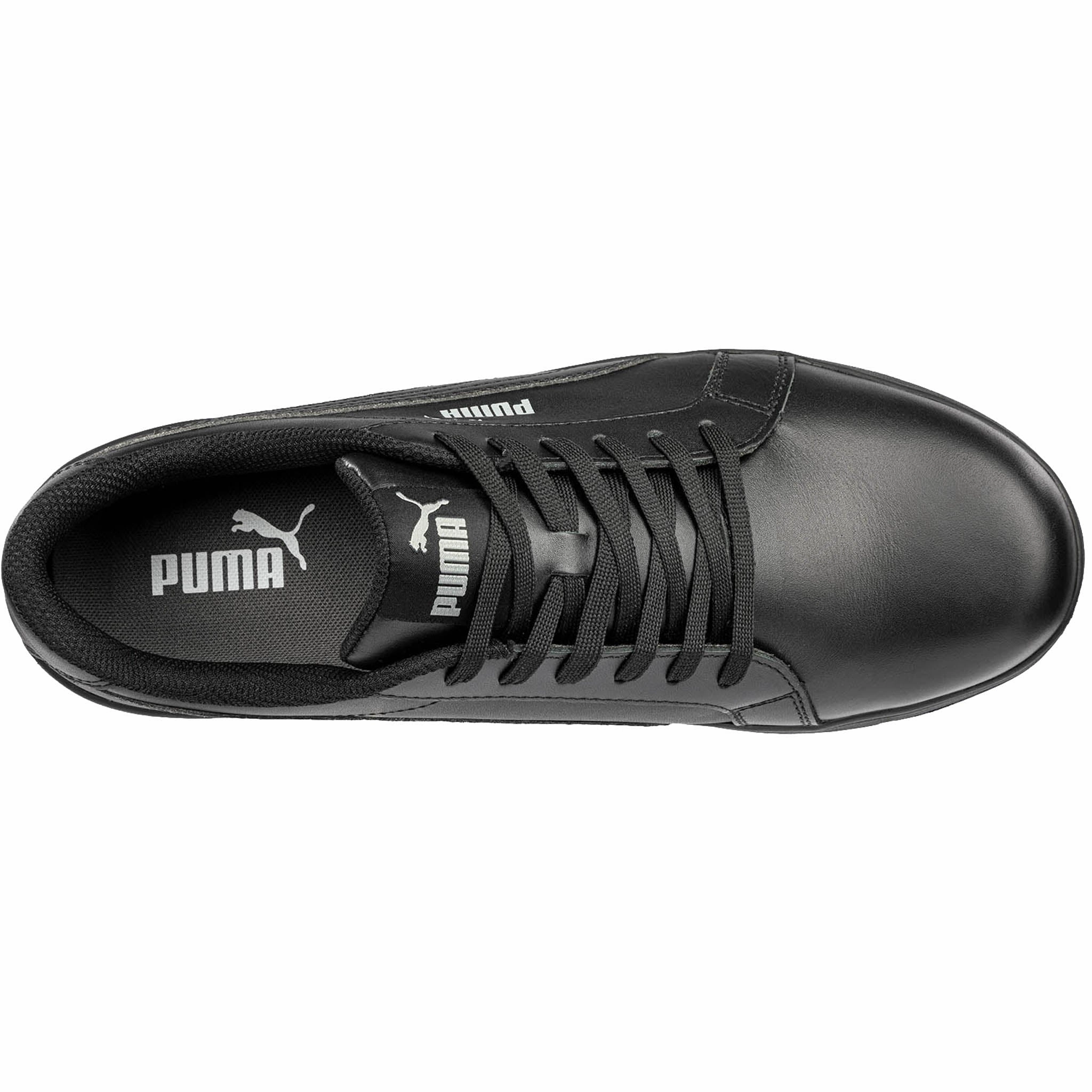 Puma Men's 640005 Iconic Leather Low Black Composite Safety Toe Metal Free Work Shoes Asics Gel-nimbus 20 Running Shoes T850n