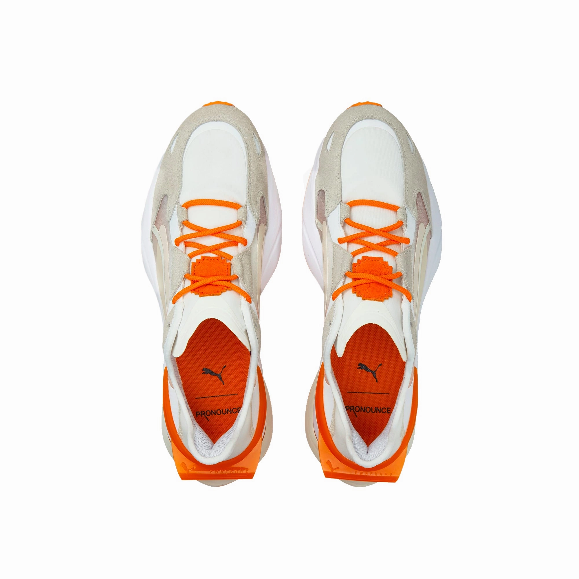 Puma Mens Powerframe OP-1 PRONOUNCE Shoes 'Puma White' Asics Shoes Gel Dedicate 8 Tennis