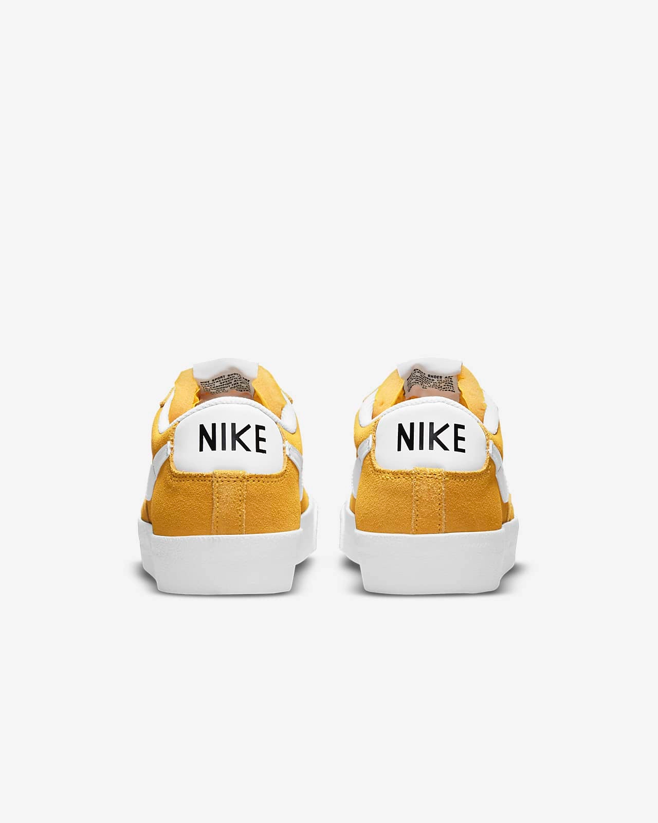 High Arch Running Shoes Asics Nike Blazer Low 77 Suede DA7254-700 Speed Yellow/White (In Store Pickup Only)