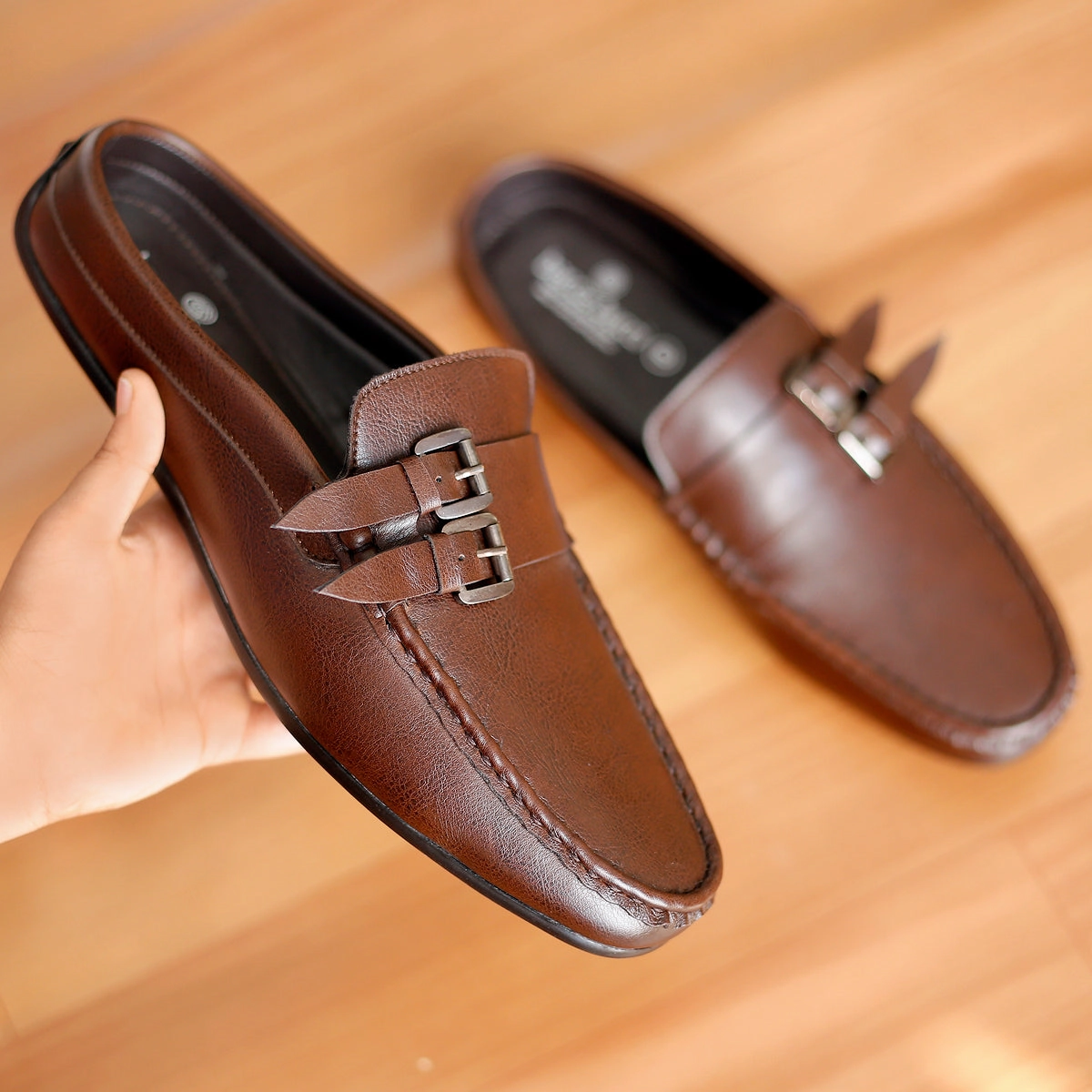 Naturalizer Marianne Loafers Bacca Bucci JAMBOREE Fashion Mules/Clogs/Backless Loafers for Party/Travel/Office-Brown