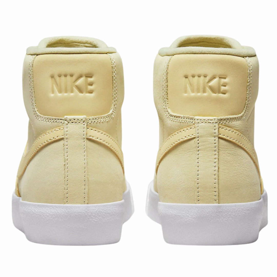 Asics Shoes For Badminton Nike - Women's Blazer Mid Premium 'Alabaster' - Alabaster / White