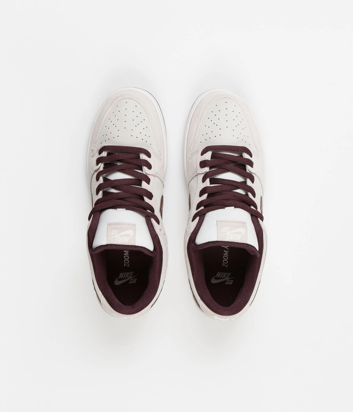 Asics Plantar Fasciitis Walking Shoes Nike SB Dunk Low Pro Shoes - Desert Sand / Mahogany - Summit White