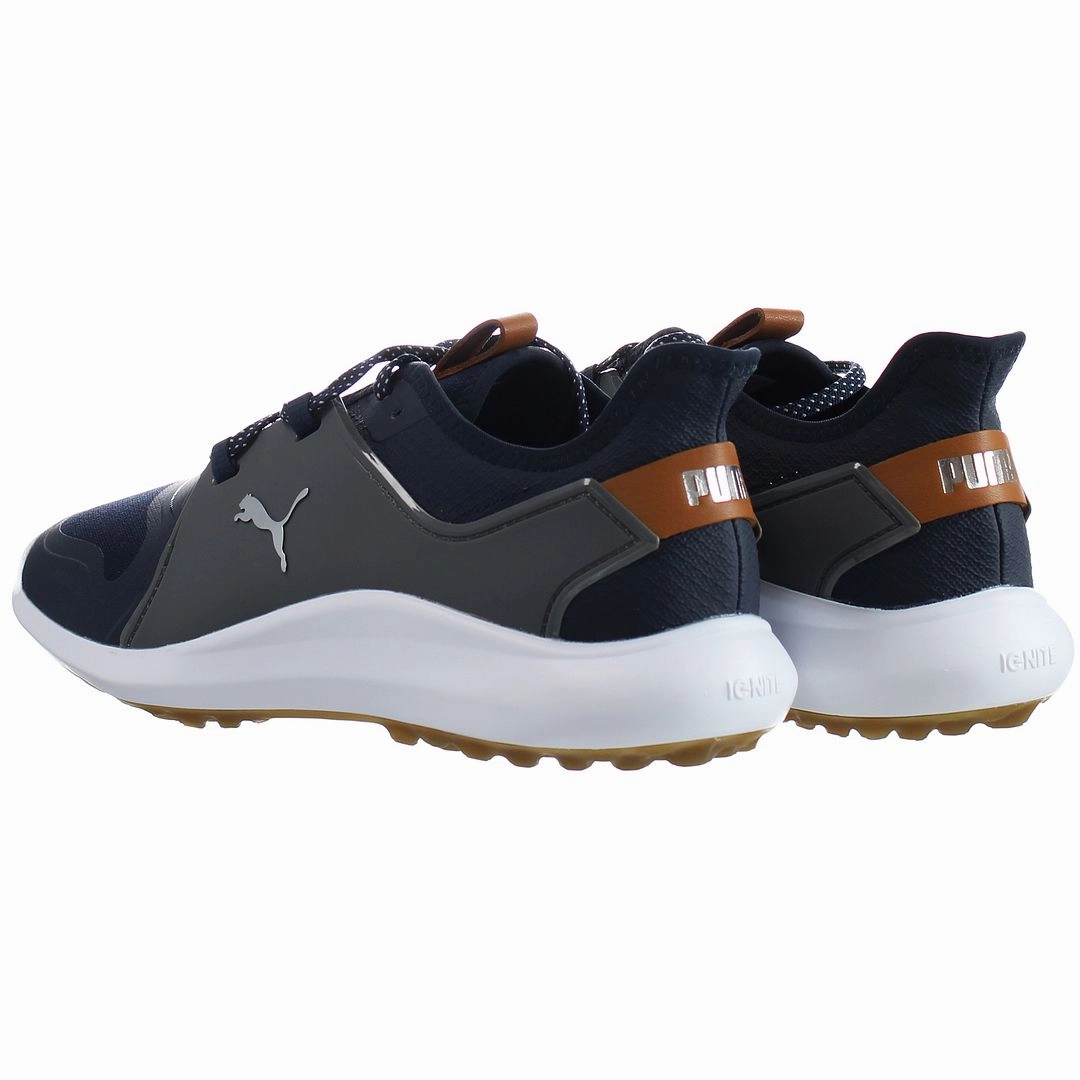 Puma Ignite Fasten8 Mens Navy Golf Shoes Puma 96 Hours Shoes