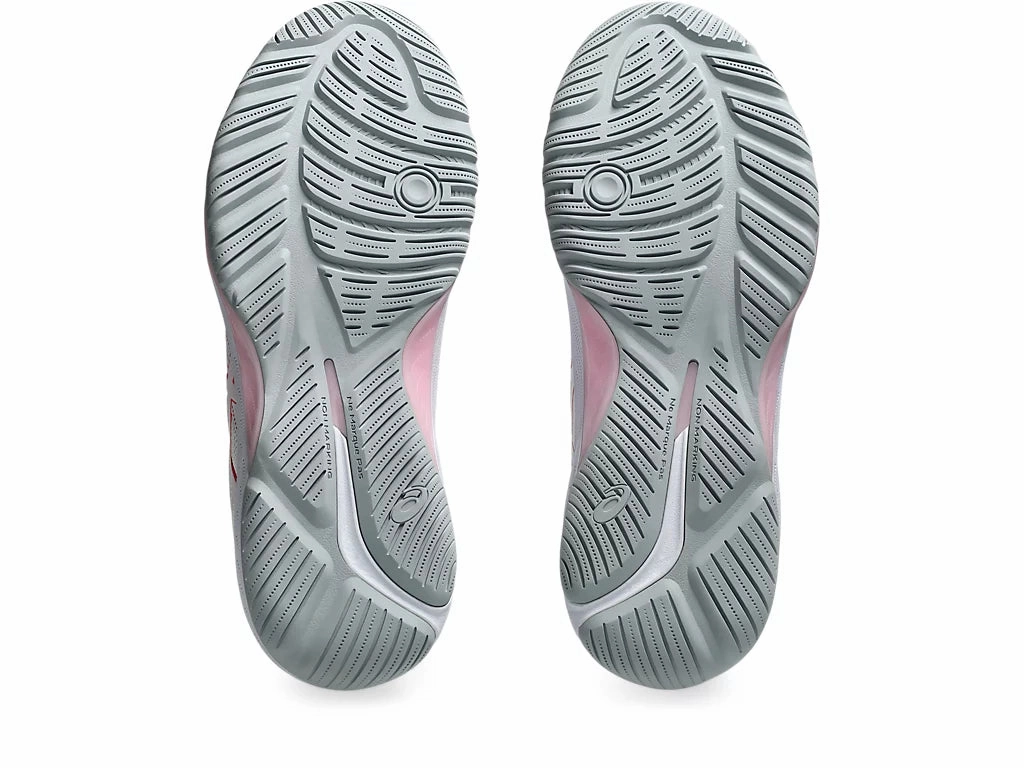 Asics Gel-Netburner 21 (D Wide) Bio Womens White/Papaya Top Asics Running Shoes