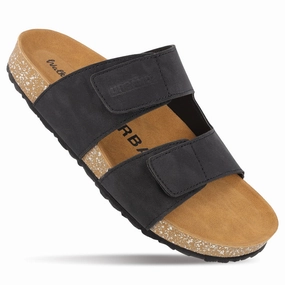 Cutest Sandals URBANOZ Men's Comfort Sandals - WGE53068 Black